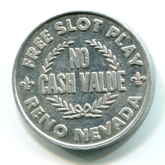 1975 Sundowner Hotel & Casino Reno, NV Aluminum Free Play Slot Token (b289-1) - Picture 2 of 2